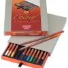 Caja de madera 12 lápices de color Design Bruynzeel