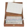 Caja de madera 48 medios godets de acuarela Horadam Schmincke