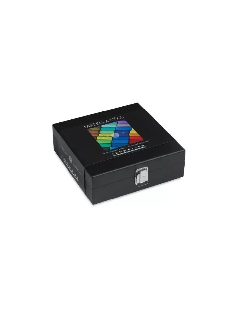 Caja de Madera 60 Medios Pasteles Sennelier