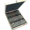 Caja de Madera 36 Pasteles al óleo Colores Paisaje Sennelier