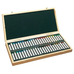 Caja de Madera 50 Pasteles al óleo Picasso Sennelier