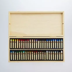 Caja de Madera 50 Pasteles al óleo Picasso Sennelier