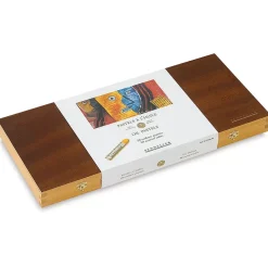 Caja de Madera 50 Pasteles al óleo Picasso Sennelier