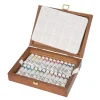 Caja de madera 24 tubos de acuarela Schmincke 5ml