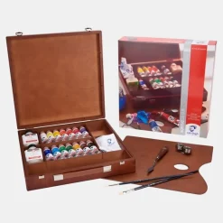 Caja de madera acrílico Van Gogh 14x40 ml