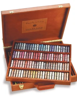 Caja de Madera de Lujo 175 Pasteles Sennelier