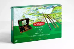 Caja de Madera lápices surtidos Academy Derwent