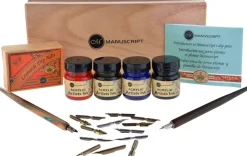 Caja de madera para caligrafía Manuscript