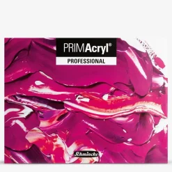 Caja de madera profesional 10 acrílicos y accesorios Primacryl Schmincke 35ml