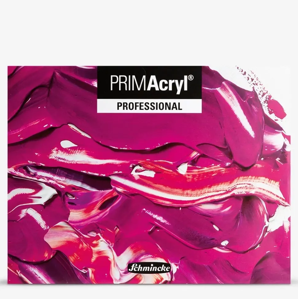 Caja de madera profesional 10 acrílicos y accesorios Primacryl Schmincke 35ml