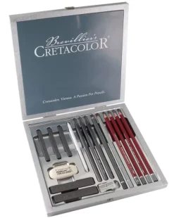 Caja de madera Silver Box Cretacolor