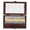 Caja de madera Traditional 12 tubos acuarela Rembrandt 10ml