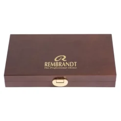 Caja de madera Traditional 12 tubos acuarela Rembrandt 10ml