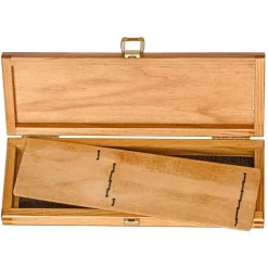 Caja de madera vacía pinceles cortos Escoda
