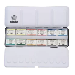 Caja de metal 12 godets de acuarela Horadam Schmincke Edicion especial 120 años