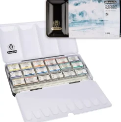 Caja de metal 18 godets de acuarela Edición Especial Horadam Schmincke