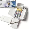 Caja de viaje acuarelas 12 medias pastillas Cotman Winsor & Newton