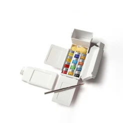 Caja de viaje acuarelas 12 medias pastillas Winsor and Newton