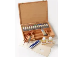 Caja haya óleo Artisti 20 piezas+accesorios Maimeri