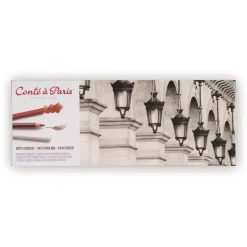 Caja lápices de esbozo, barras y accesorios Conté à Paris