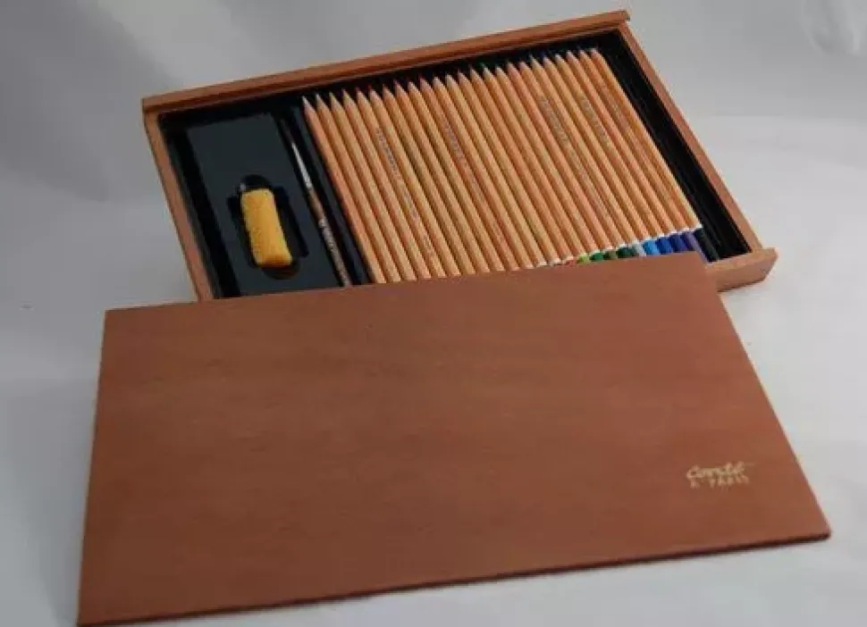 Caja lujo 24 Lápices acuarelables Conté à Paris