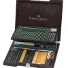 Caja Madera Lujo 86 piezas Pitt Monochrome Faber Castell
