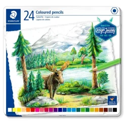 Caja metal 24 lápices de colores Design Journey 146C Staedtler