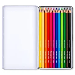 Caja metal 12 lápices de colores acuarelables 146 10C Staedtler