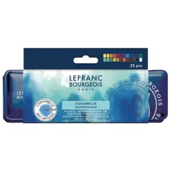 Caja metal de 24 Acuarelas Fine Lefranc & Bourgeois