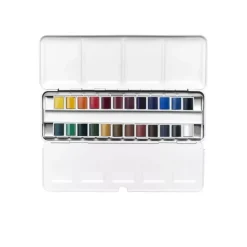Caja metalica 24 acuarelas Cotman Winsor & Newton