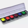 Caja Metálica 6 Acuarelas Transparentes Neón Finetec