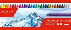 Caja metálica 30 ceras Neocolor II Caran d'Ache