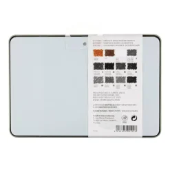Caja metálica 12 colores esbozo Conté à Paris