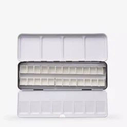 Caja metálica 24 godets Primarios y caja vacía Daniel Smith