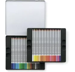 Caja metálica 36 lápices acuarelables Karat 125 Staedtler