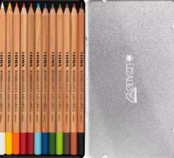 Caja Metálica 12 Lápices Acuarelables Rembrandt Aquarell Lyra