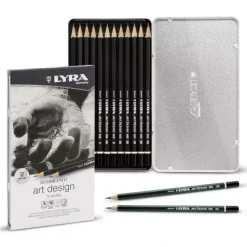 Caja Metálica 12 Lápices Art Design Rembrandt Lyra