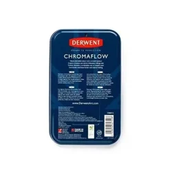 Caja metálica 36 lápices Chromaflow Derwent