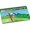 Caja Metálica 36 Lápices De Colores Alpino