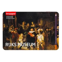 Caja metálica 50 lápices de colores Rijksmuseum Rembrandt