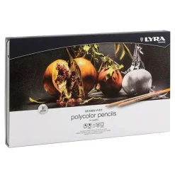 Caja Metálica 72 Lápices de Colores Rembrandt Polycolor Lyra