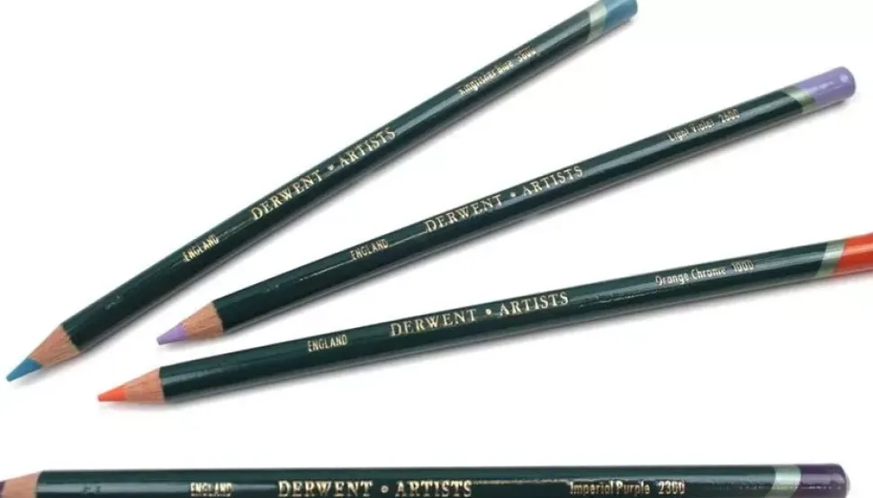 Caja metálica 36 lápices de colores Artists Derwent