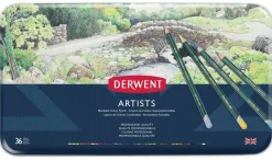 Caja metálica 36 lápices de colores Artists Derwent