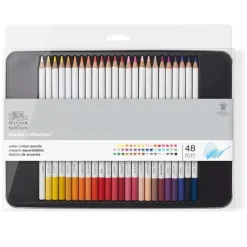 Caja Metálica 48 Lápices de Colores Acuarelables Winsor and Newton