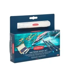 Caja metálica 8 lápices Inktense Wash Set Derwent