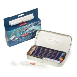 Caja metálica 8 lápices Inktense Wash Set Derwent