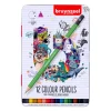 Caja Metálica 12 lápices madera multicolor Bruynzeel