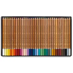 Caja metálica 36 lápices pastel Cretacolor