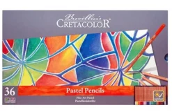 Caja metálica 36 lápices pastel Cretacolor