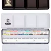 Caja metálica 12 medios godets de acuarela Horadam Schmincke